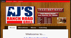 Desktop Screenshot of ajs-ranchroadgrill.com