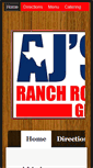 Mobile Screenshot of ajs-ranchroadgrill.com